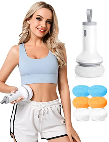 MUIPOS Body Sculpting Machine, Cellulite Massager Wireless with 6pcs Pads, Body Sculpting Massager for Belly/Arms/Butt