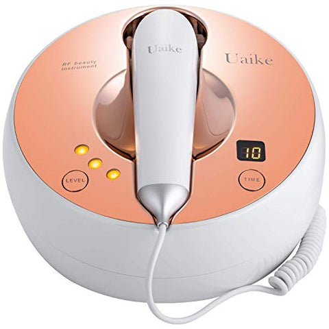 Radio Frequency Skin Tightening Device - Uaike RF Radio Frequency Body Facial Machine for Face and The Whole Body - 3 Energy Levels - Home Use Skin Facial Device