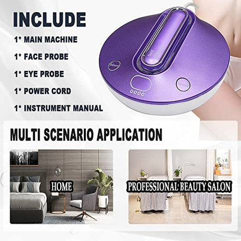 funchic Skin Face Beauty Care Machine,Body Skin Massage Machine with R#f Function for Home Use（2 Head）