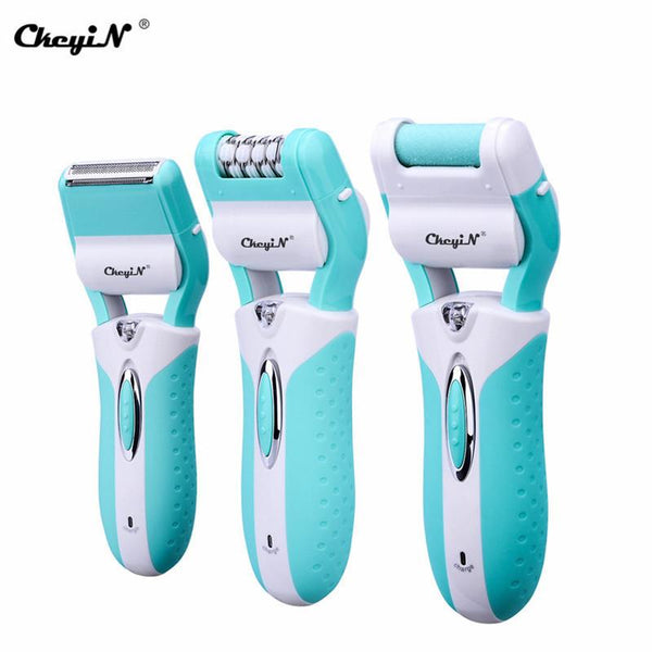 3 In 1 Electric Epilator Women Hair Removal Painless Shaving Foot