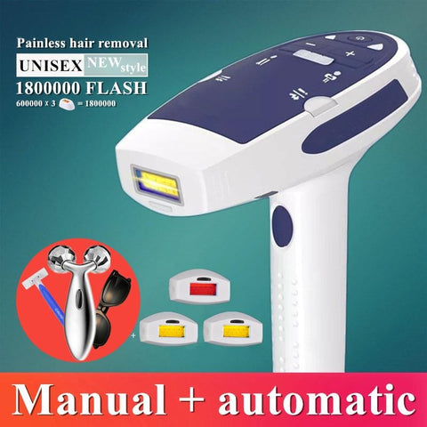 1800000 flash 2in1 IPL laser hair removal machine laser epilator hair removal