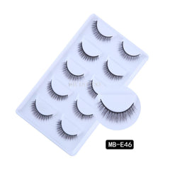 New 3D 5 Pairs Mink Eyelashes extension make up natural