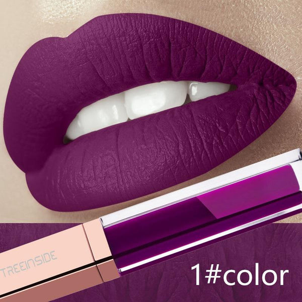 24 Color Make Up Liquid Lipstick Waterproof Mate Red Lip