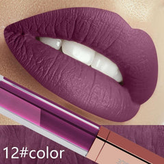 24 Color Make Up Liquid Lipstick Waterproof Mate Red Lip