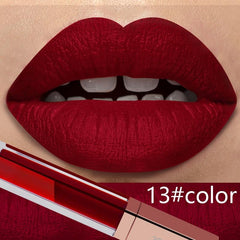 24 Color Make Up Liquid Lipstick Waterproof Mate Red Lip