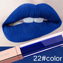 24 Color Make Up Liquid Lipstick Waterproof Mate Red Lip