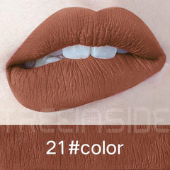 24 Color Make Up Liquid Lipstick Waterproof Mate Red Lip