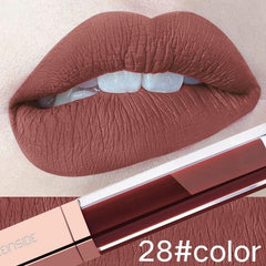 24 Color Make Up Liquid Lipstick Waterproof Mate Red Lip