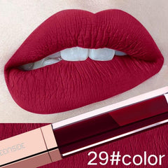 24 Color Make Up Liquid Lipstick Waterproof Mate Red Lip