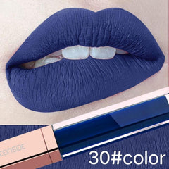 24 Color Make Up Liquid Lipstick Waterproof Mate Red Lip