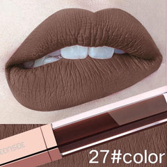 24 Color Make Up Liquid Lipstick Waterproof Mate Red Lip