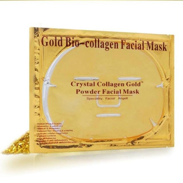 10pcs Gold Mask Anti Wrinkle Whitening Facial Mask Skin Care Sheet Mask