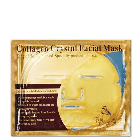 10pcs Gold Mask Anti Wrinkle Whitening Facial Mask Skin Care Sheet Mask