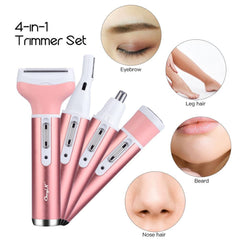 4 in 1 Epilator Female Eyebrow Trimmer Epilator Shaver