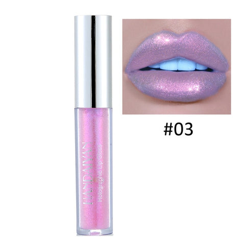 Glitter Liquid Lipstick Lip Plumper Gloss Crystal Glow Laser Holographic Lipsticks