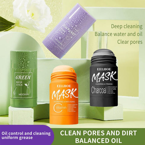 Green Tea Cleansing Mask Green Mask Stick Deep Cleansing Moisturizing Oil-control